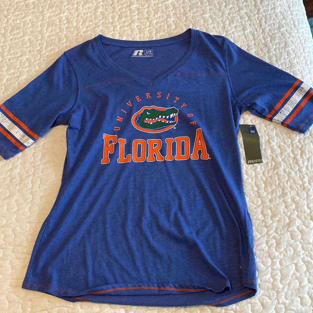 Florida Gators T-shirt Orange Blue White NWT